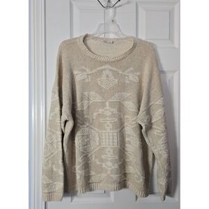 Across America by Knit Maven LTD Womans Pullover Sweater Size XL